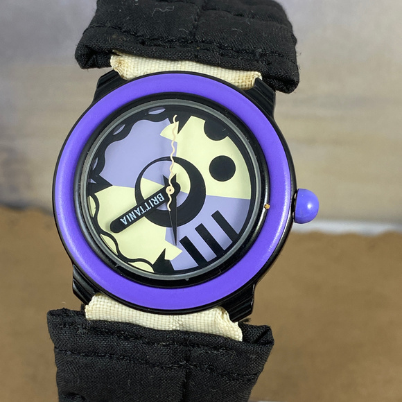 Levi's Accessories - Vintage Brittania Watch Purple Bezel Yellow Black